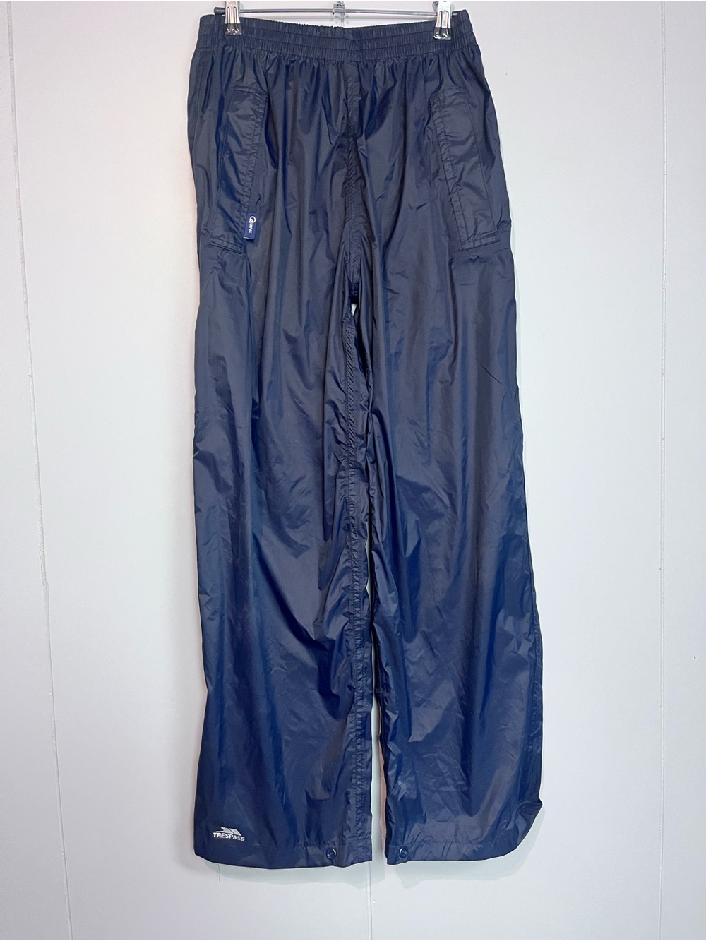 Trespass Qikpac TP75 Waterproof Packaway Rain Pants Navy Men’s Small Hiking